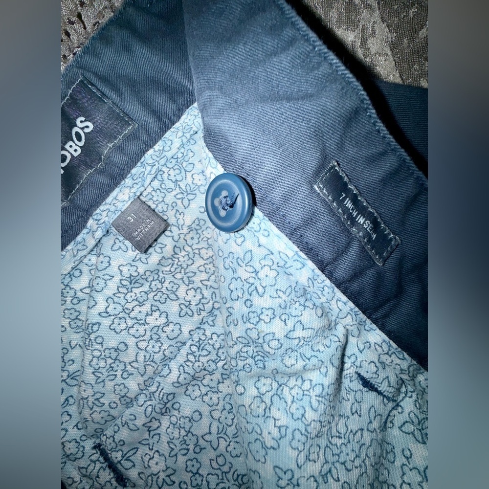 Bonobos Stretch Washed Chino Shorts Navy 31 x 7” Inseam | Classic Summer Staple - Picture 6 of 8
